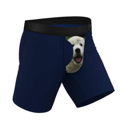 The Puppy Love | Puppy Long Leg Ball Hammock® Pouch Underwear With Fly