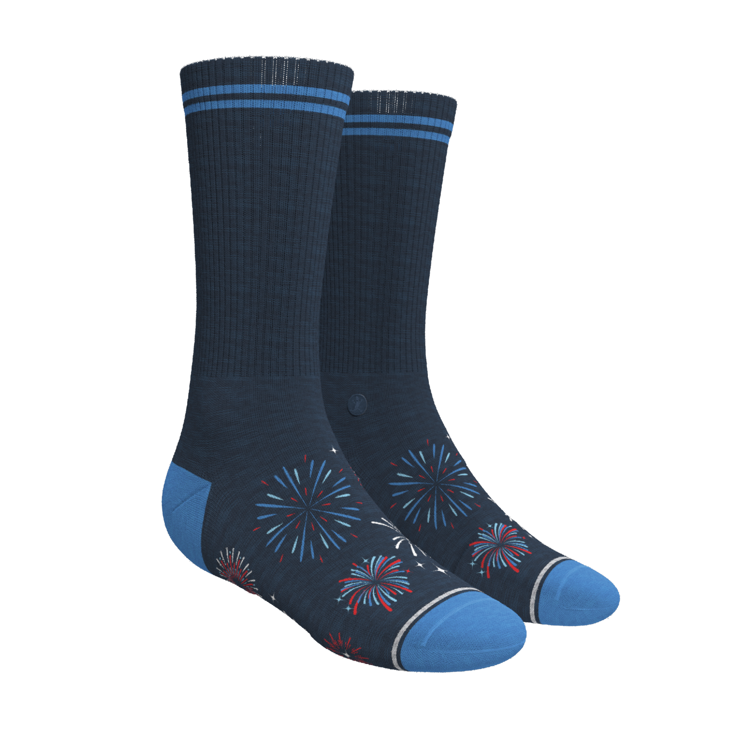 Solid and Pattern Mix Pack | Firework and Solids Heel Hammock™ Crew Socks 3 Pack