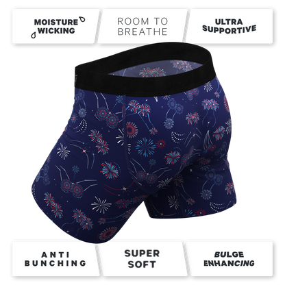 The Pyrotecnips | Naughty Fireworks Ball Hammock® Pouch Underwear