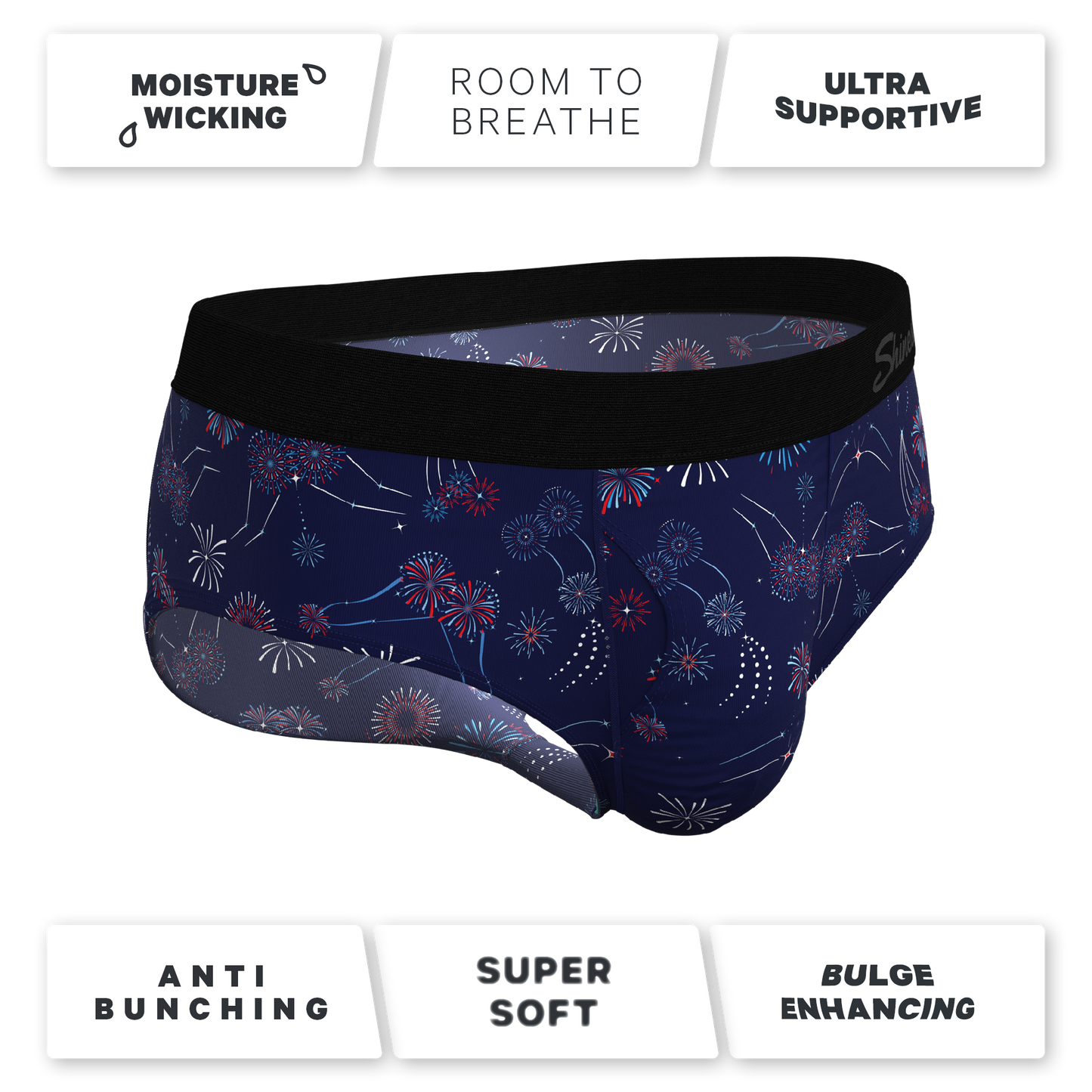 The Pyrotecnips | Naughty Fireworks Ball Hammock® Pouch Underwear Briefs