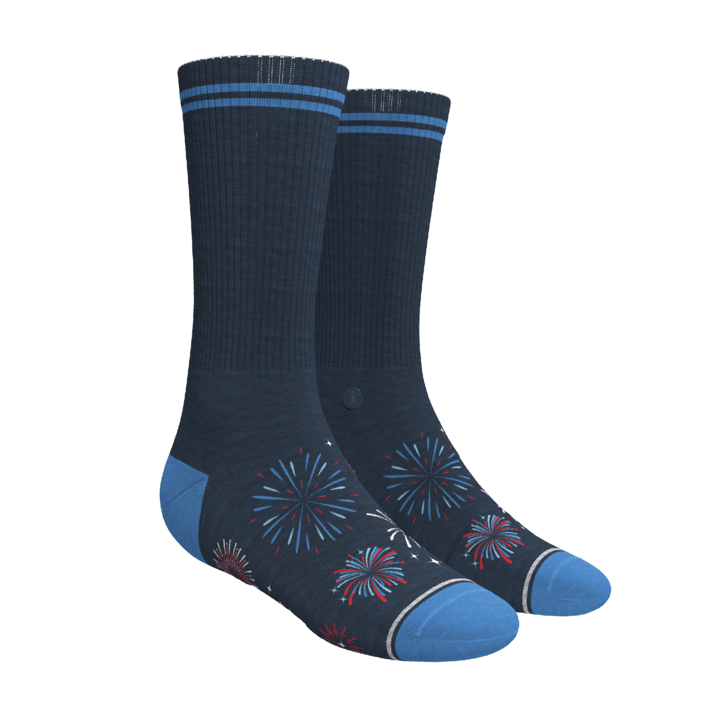 The Pyrotecnips | Naughty Fireworks Heel Hammock™ Crew Socks