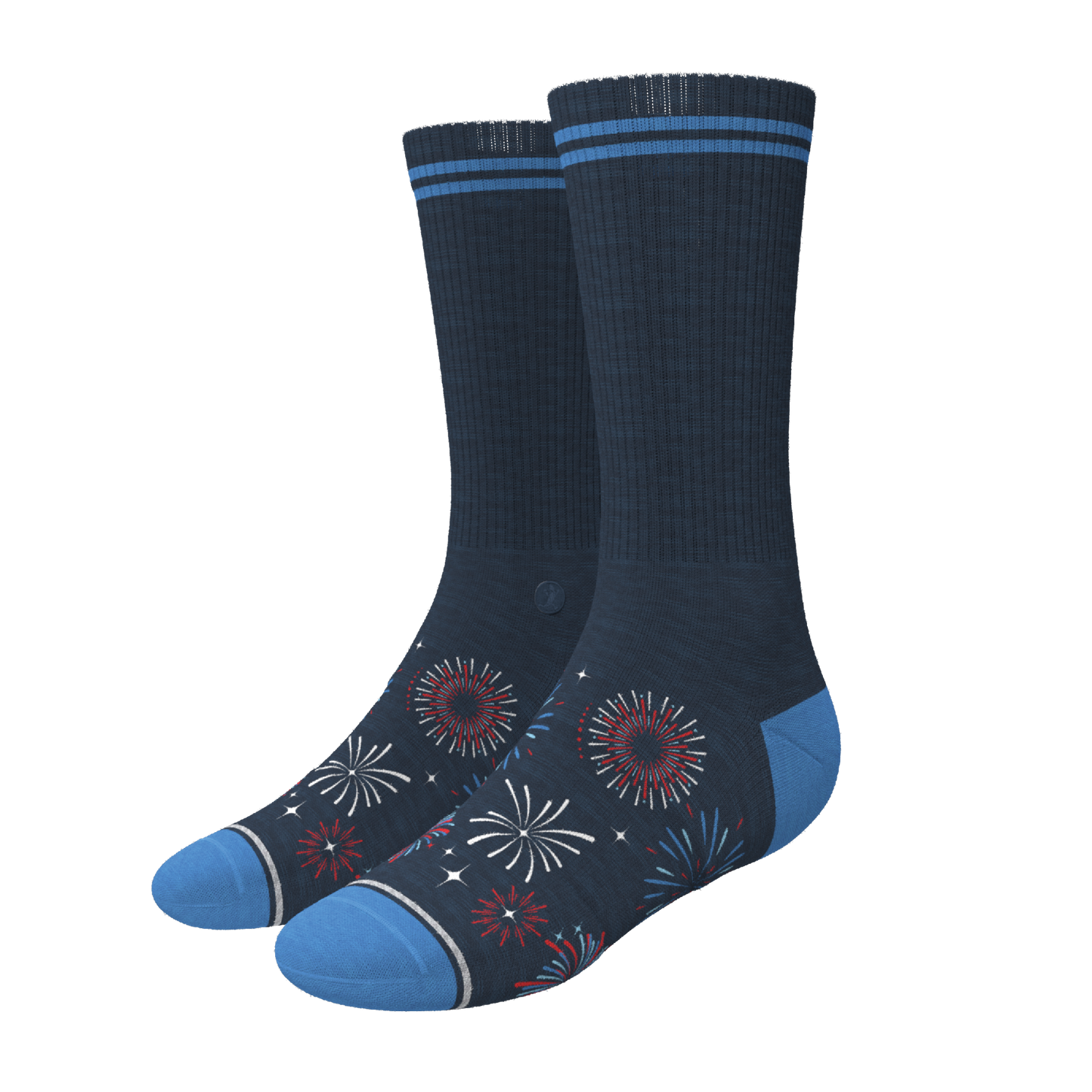 The Pyrotecnips | Naughty Fireworks Heel Hammock™ Crew Socks