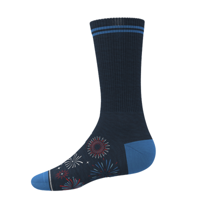 The Pyrotecnips | Naughty Fireworks Heel Hammock™ Crew Socks