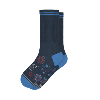 The Pyrotecnips | Naughty Fireworks Heel Hammock™ Crew Socks