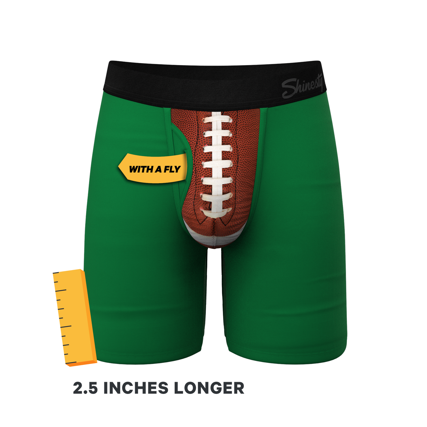 The Quarterback Sack | Football Long Leg Ball Hammock® Pouch Underwear With Fly