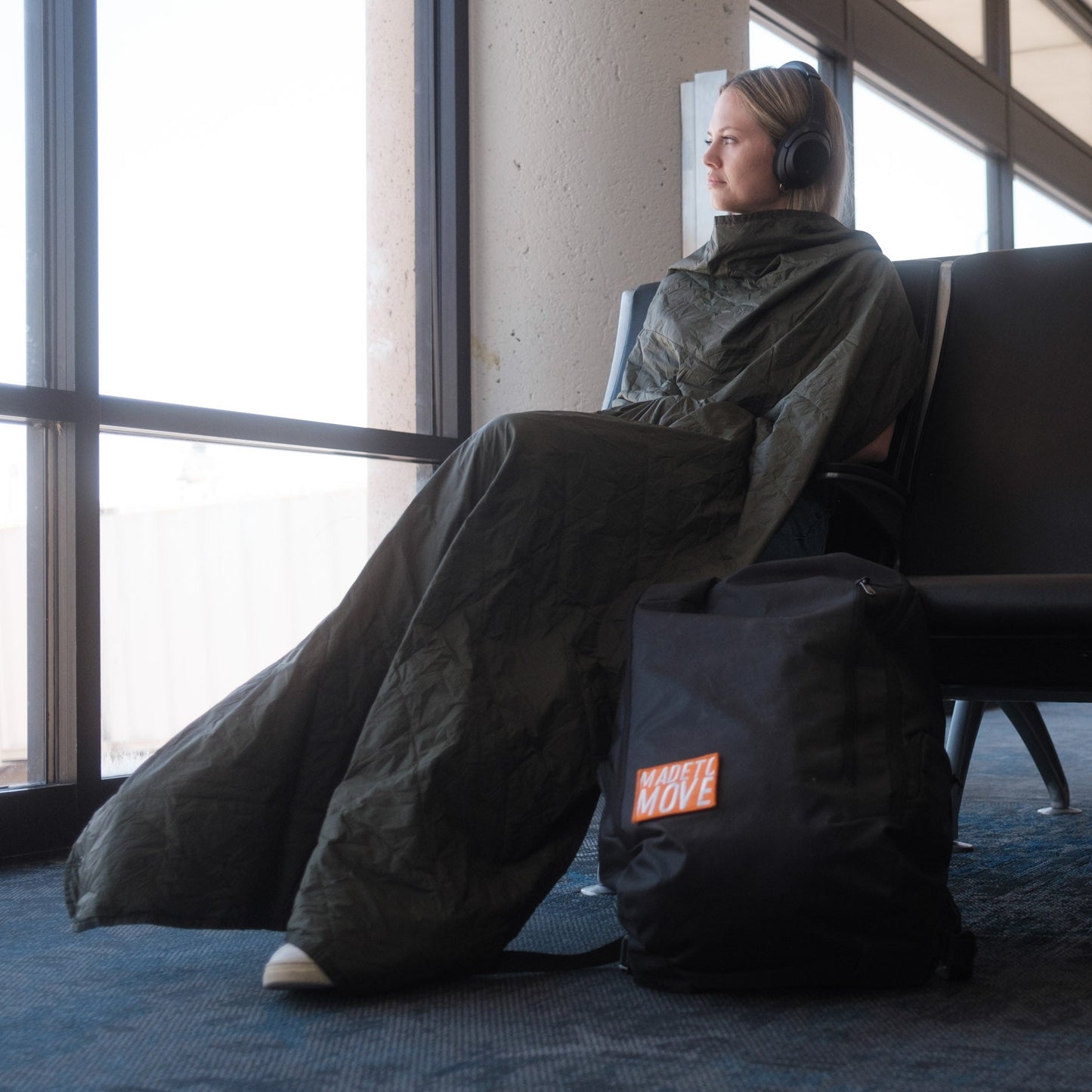 Layover™ Travel Blanket - Packable & Puffy | Spruce