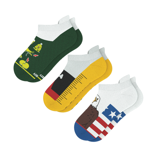 The Quintessential | Heel Hammock™ Ankle Socks 3 Pack