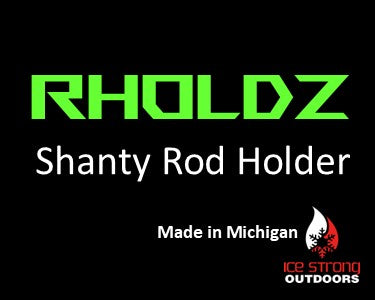 RHoldz-Aluminum Shanty Rod Holder BUY 4 GET 1 FREE HUB HANGER! 5 Colors! Made in MI!