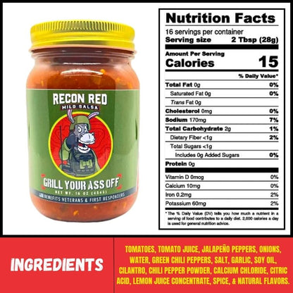 Recon Red Mild Salsa