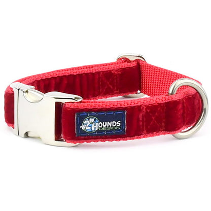 Red Velvet Essential Dog Collar