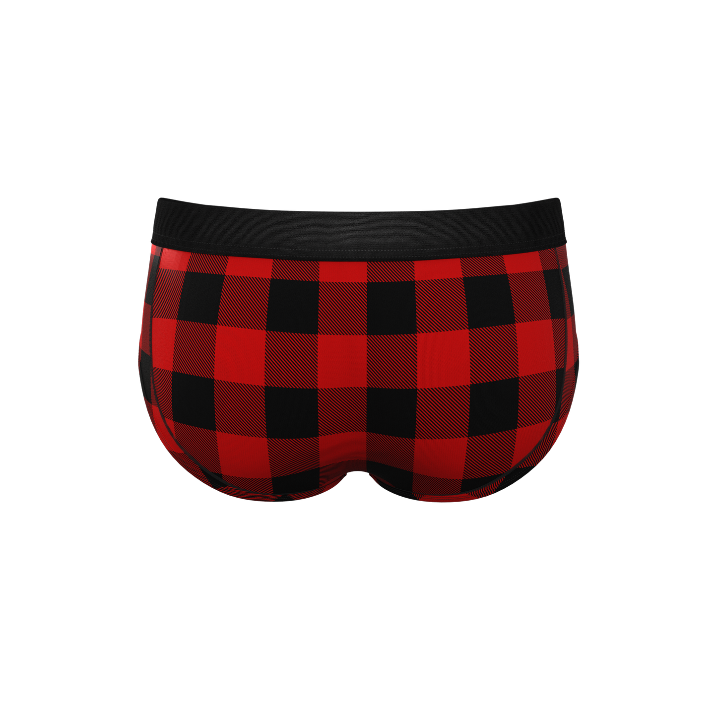 The Red & Black Lumberjack | Buffalo Check Ball Hammock® Pouch Underwear Briefs