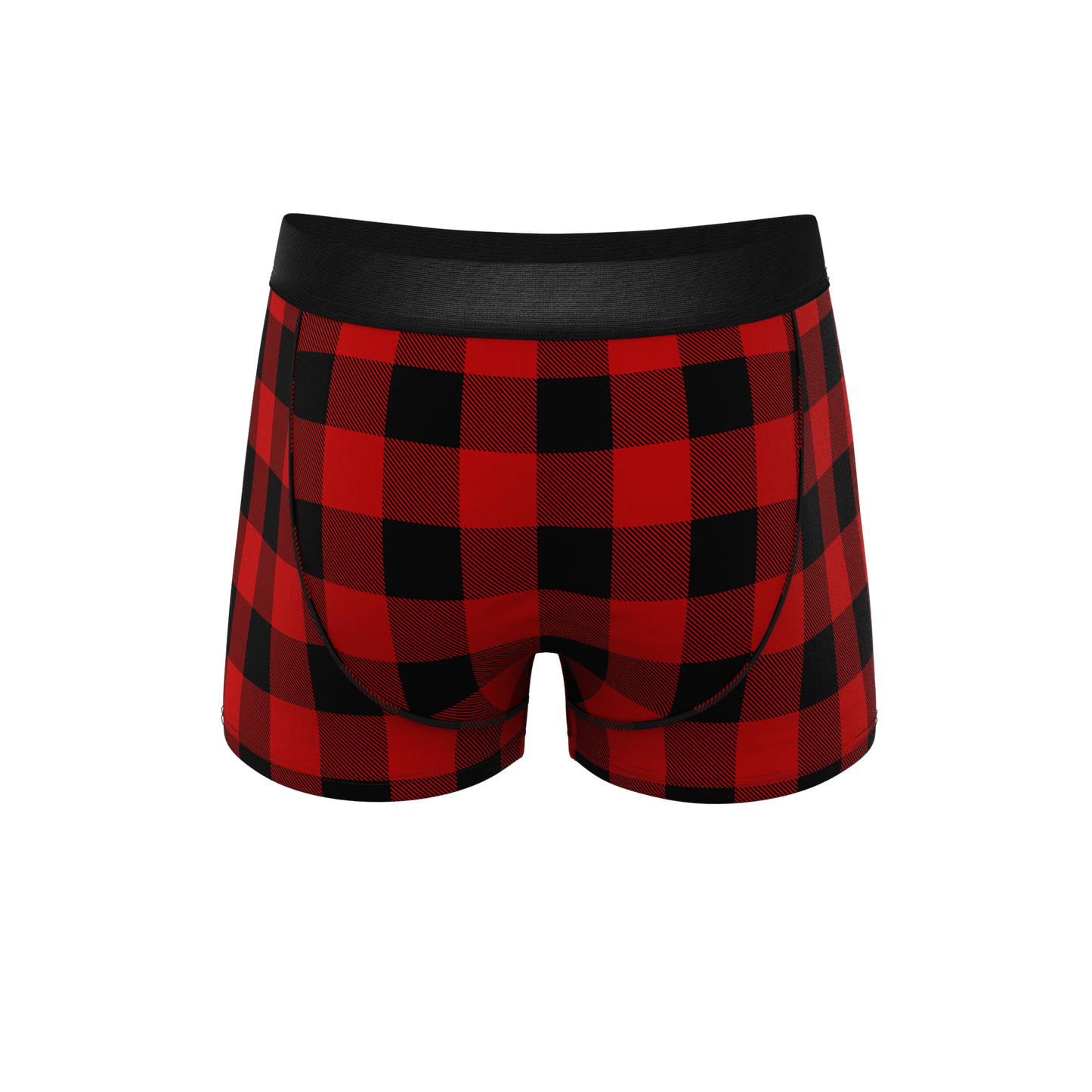 The Red & Black Lumberjack | Buffalo Check Ball Hammock® Pouch Trunks Underwear