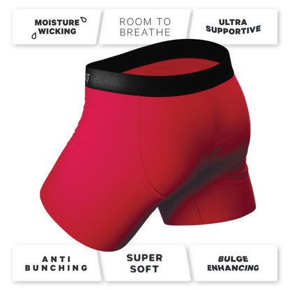 The Red Velvet | Dark Red Ball Hammock® Pouch Underwear