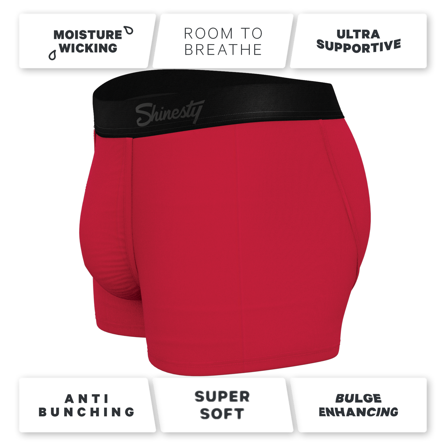 The Red Velvet | Dark Red Ball Hammock® Pouch Trunks Underwear