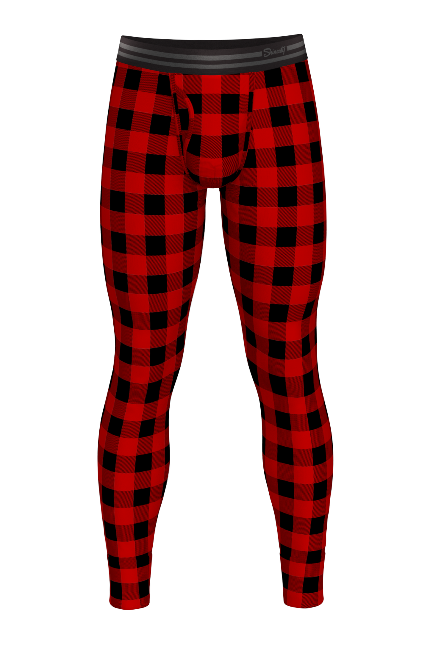 The Red & Black Lumberjack | Buffalo Check Ball Hammock® Long Johns