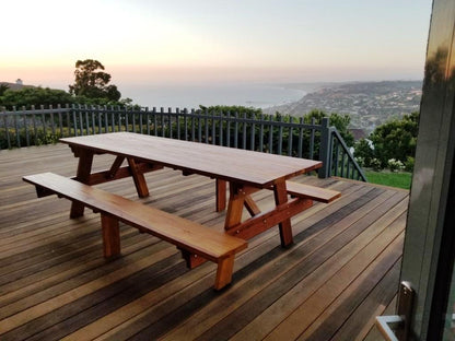 Super Deck Redwood Picnic Table