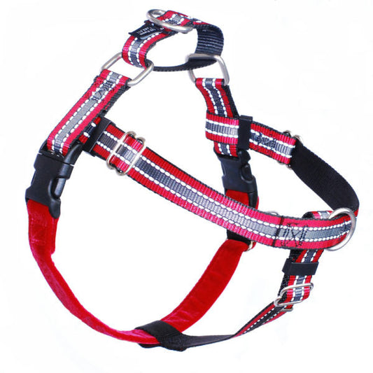 Reflective Red Freedom No-Pull Dog Harness