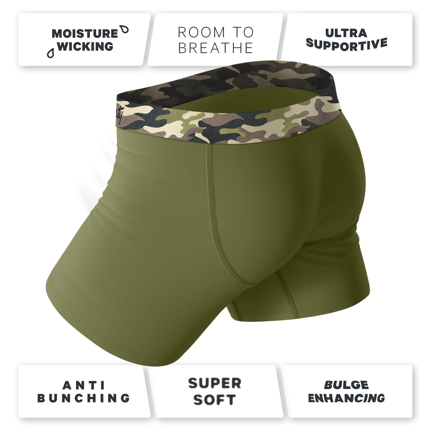 The Reinforcement | Tonal Camo Ball Hammock® Pouch Underwear