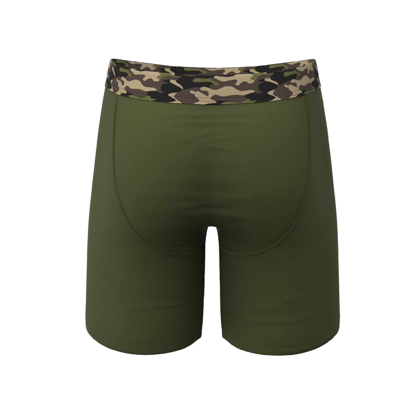 The Reinforcement | Tonal Camo Long Leg Ball Hammock® Pouch Underwear With Fly