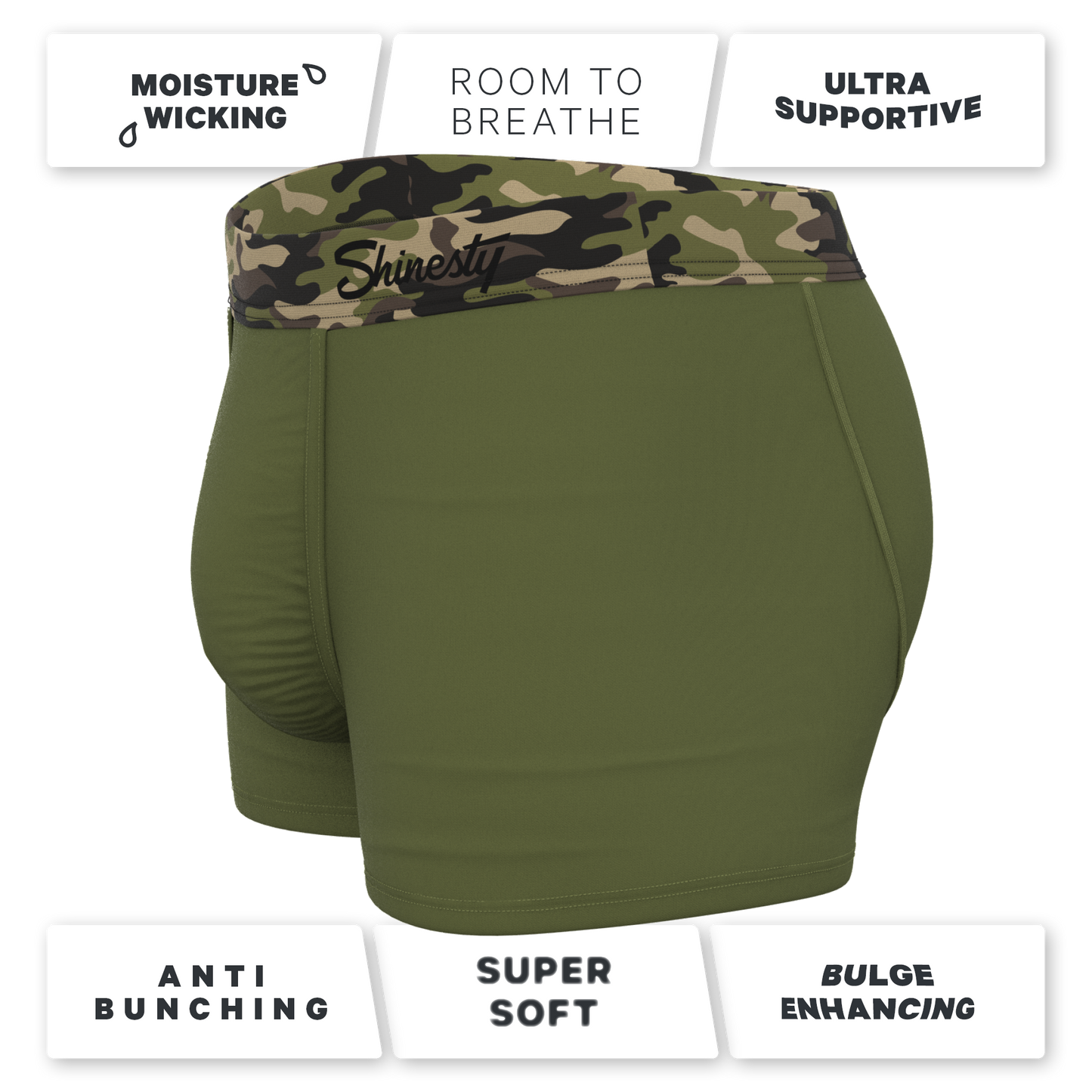 The Reinforcement | Tonal Camo Ball Hammock® Pouch Trunks Underwear