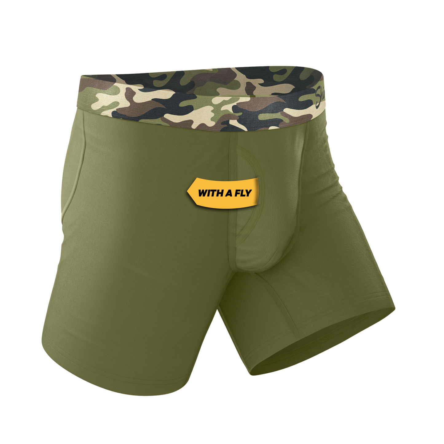 The Reinforcement | Tonal Camo Ball Hammock® Pouch Underwear With Fly