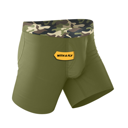 The Reinforcement | Tonal Camo Ball Hammock® Pouch Underwear With Fly