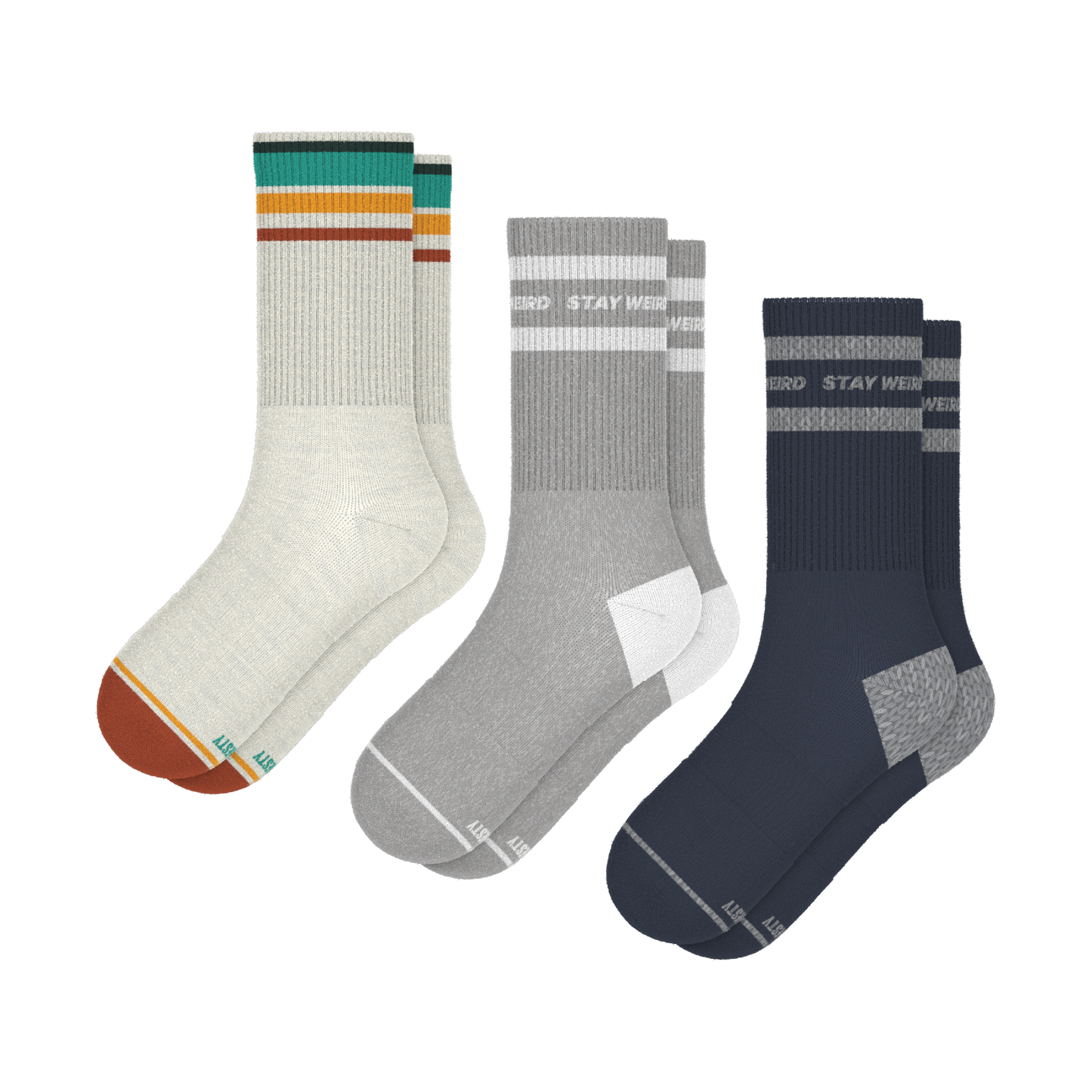 Retro Classics | Heel Hammock™ Crew Socks 3 Pack