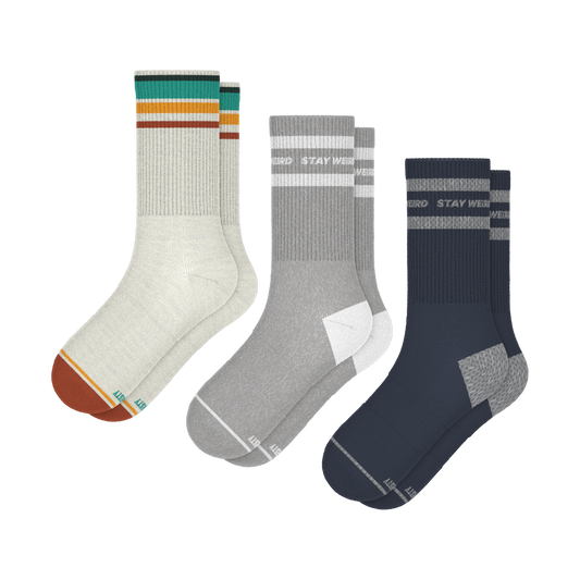 Retro Classics | Heel Hammock™ Crew Socks 3 Pack