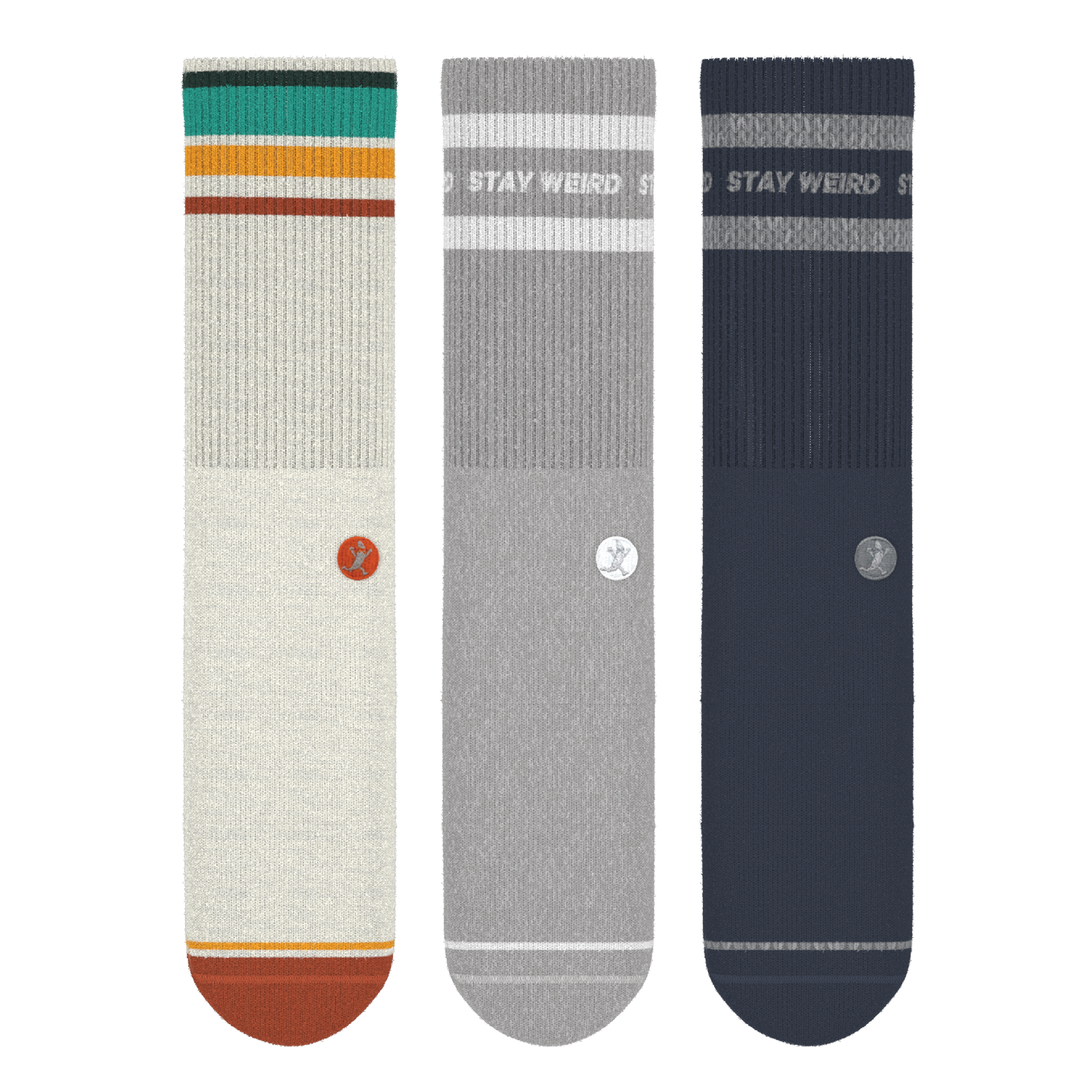 Retro Classics | Heel Hammock™ Crew Socks 3 Pack