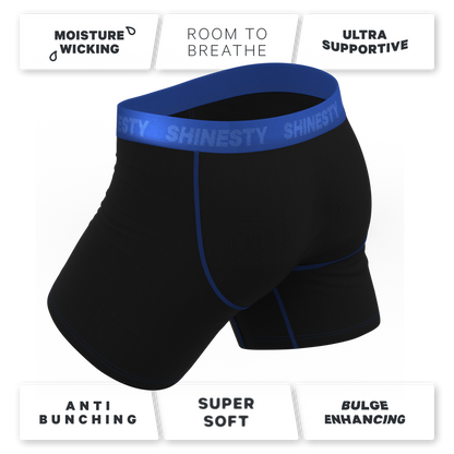 The Rhythm & Blues | Black and Blue Ball Hammock® Pouch Underwear