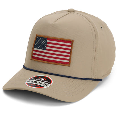 Ridgeline American Flag Trucker Hat Rope Cap