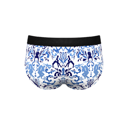 The Risqué Rorschach  | Blue Willow Ball Hammock® Pouch Underwear Briefs