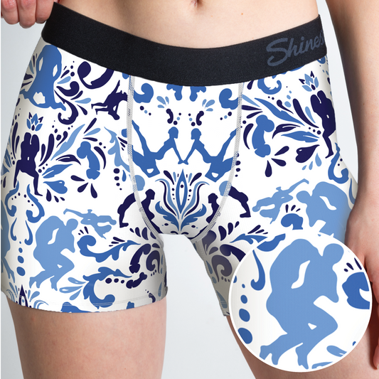 The Risqué Rorschach  | Blue Willow Women’s Boxers