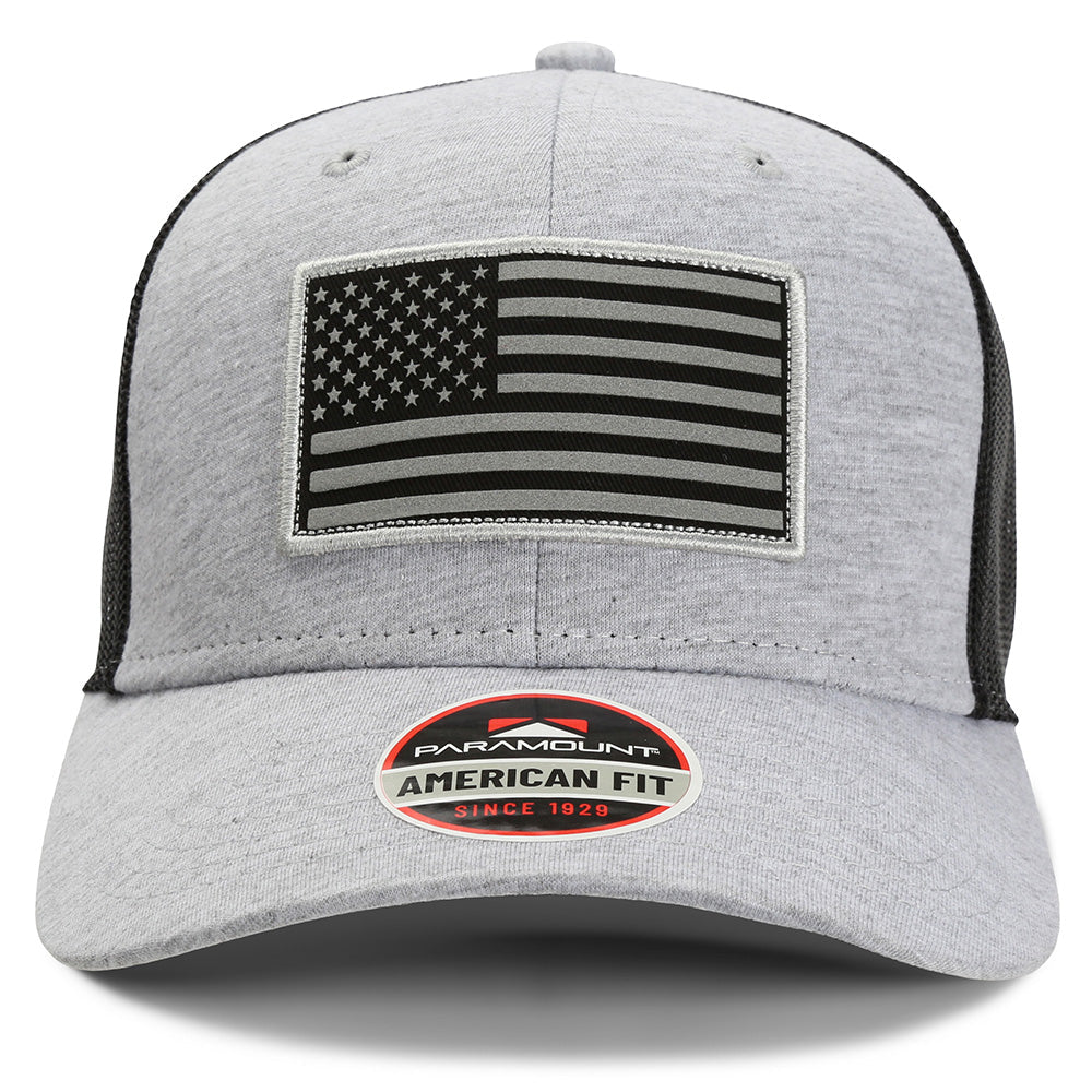 Riverside Reflective American Flag Cap Mesh Back