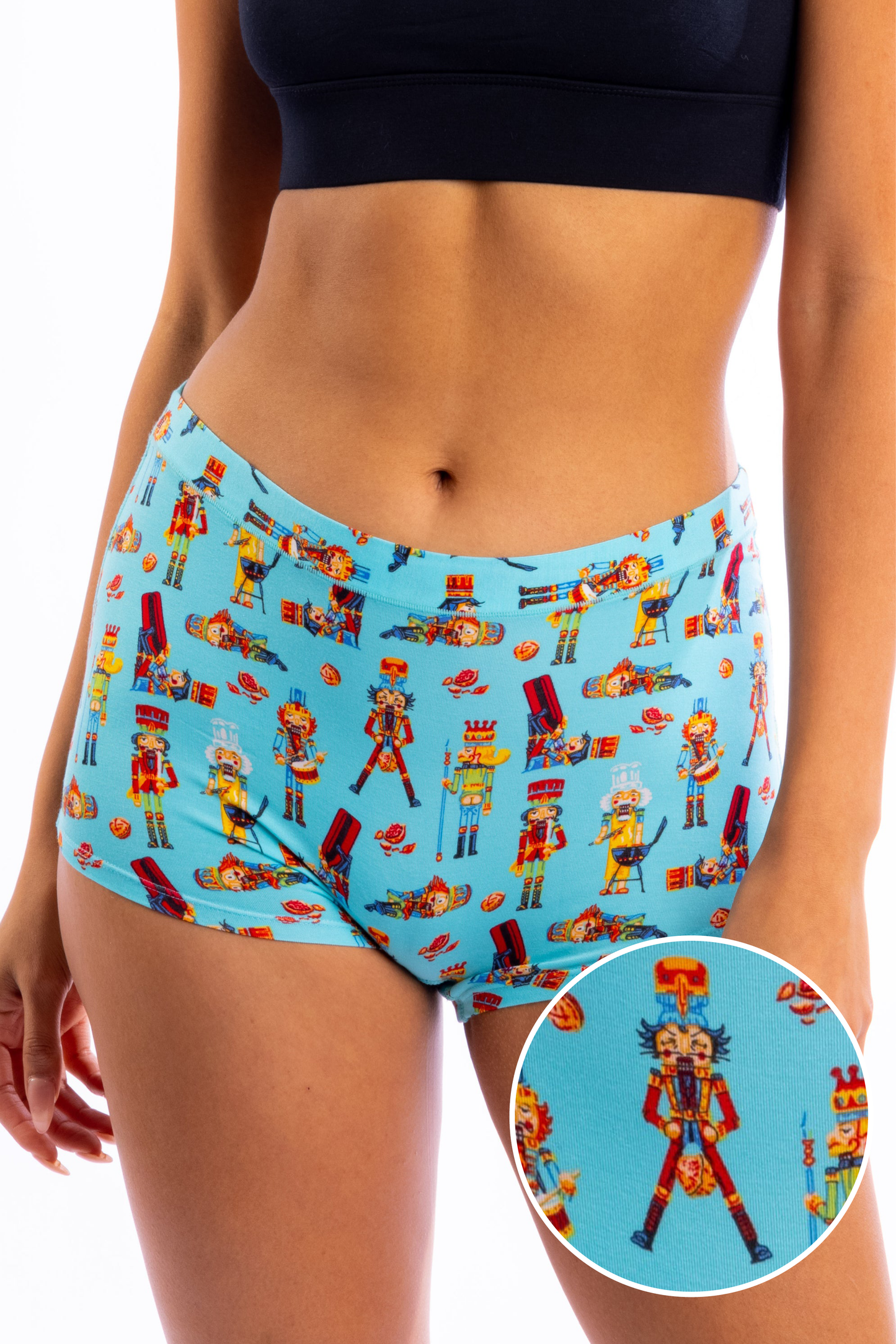 The Roasted Chestnuts | Nutcracker Modal Boyshort Underwear