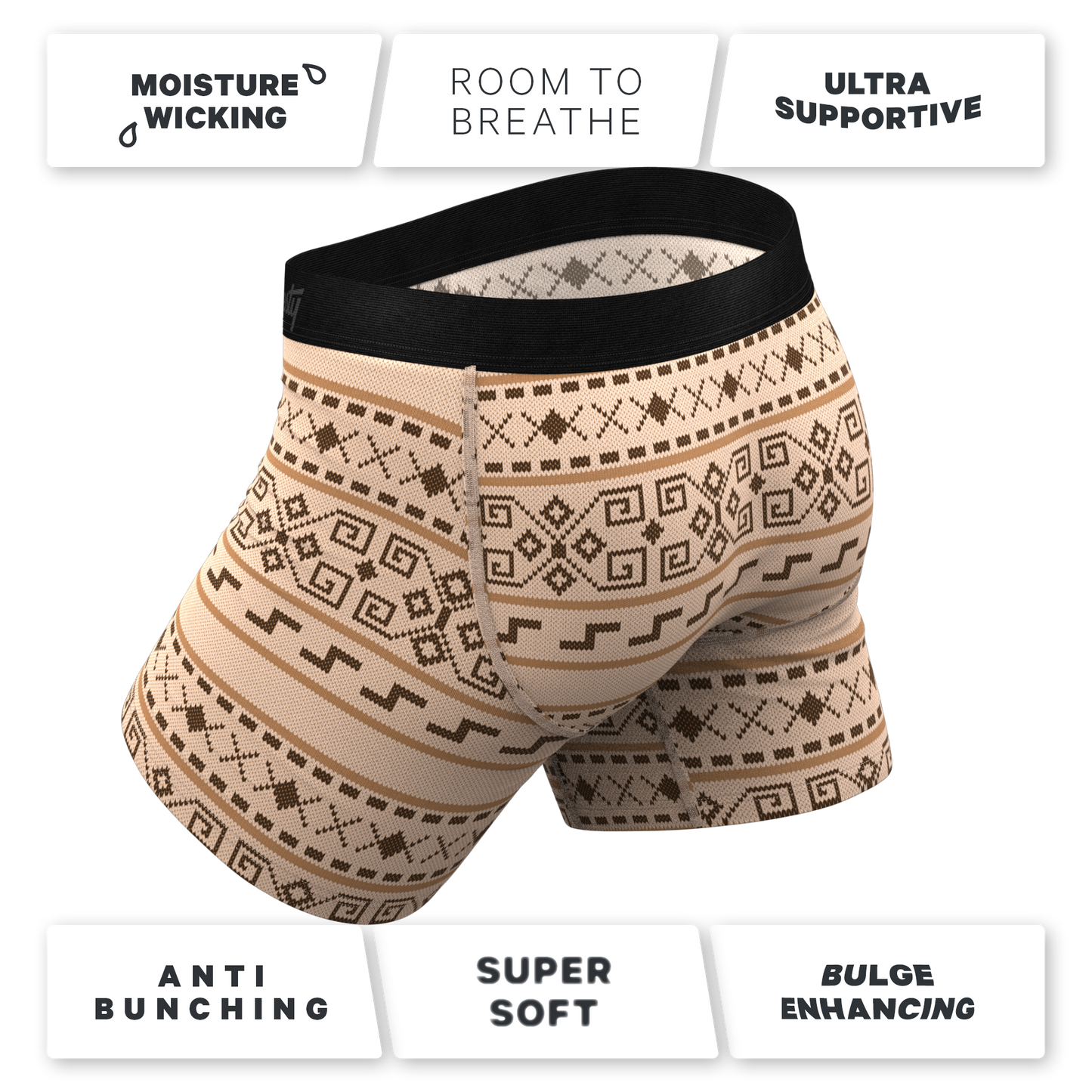 The Dude Abides | Aztec Sweater Ball Hammock® Pouch Underwear