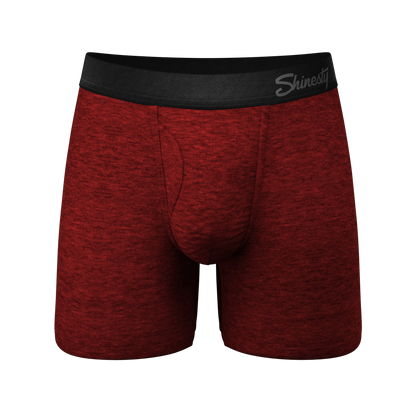 The Romeo | Red Heather Ball Hammock® Pouch Underwear With Fly