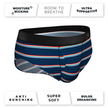 The Routine | Navy Stripe Ball Hammock® Pouch Underwear Briefs