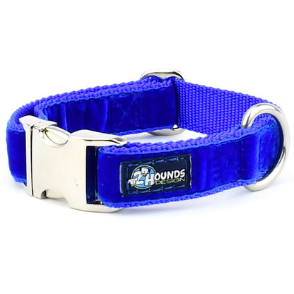 Royal Blue Velvet Essential Dog Collar