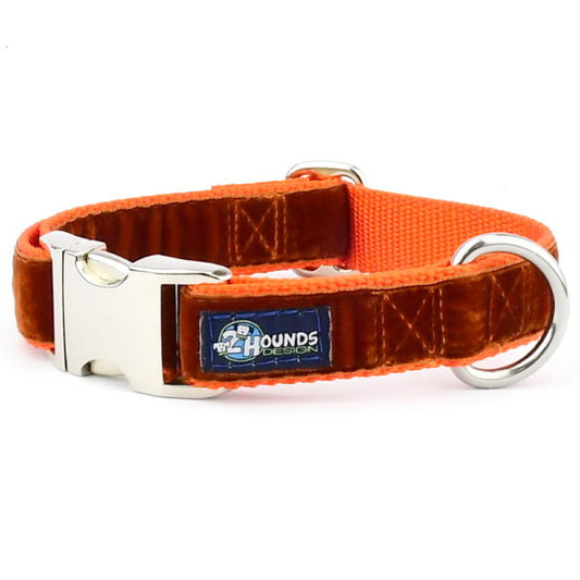 Rust Velvet Essential Dog Collar (1″ Only)