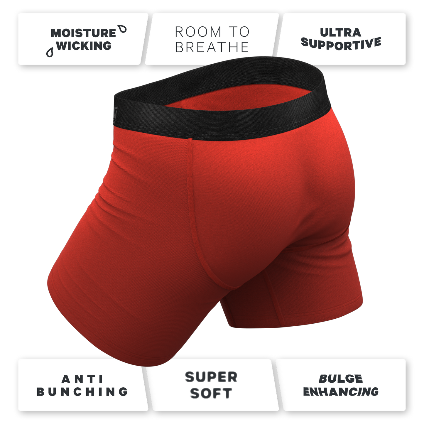 The Rust Fund | Rusty Red Ball Hammock® Pouch Underwear With Fly