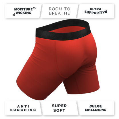 The Rust Fund | Rusty Red Long Leg Ball Hammock® Pouch Underwear With Fly