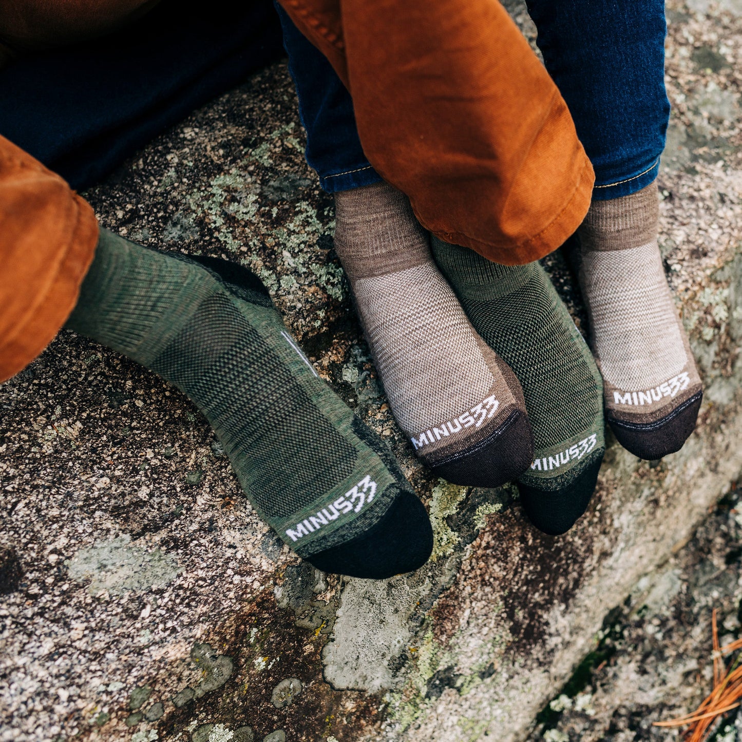 Full Cushion - Mini Crew Wool Socks Mountain Heritage