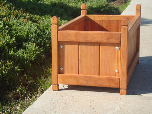 Garden Redwood Solid Planter Box