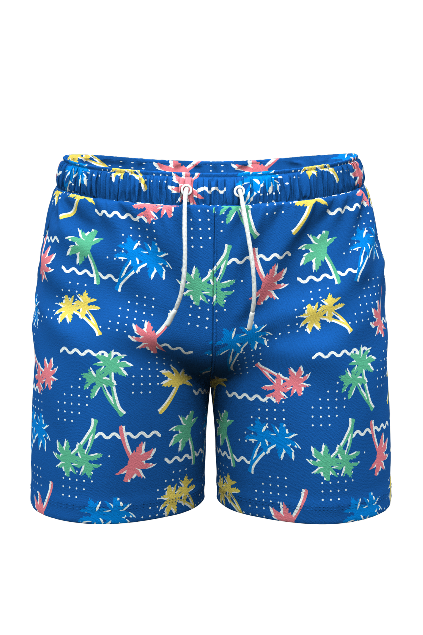 The SPF 69 | Retro Tropical Ball Hammock® Pouch 8" Swim Trunks