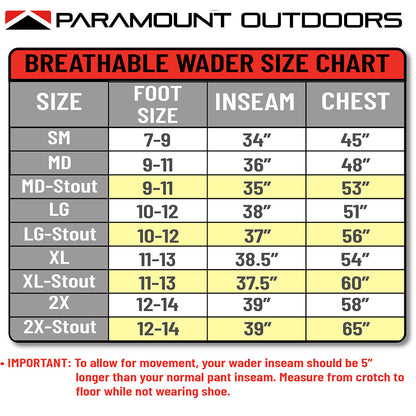 OBSIDIAN Pro-Series Breathable Wader