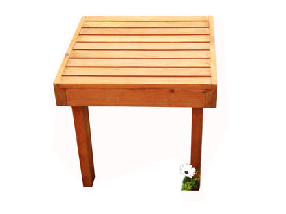 Redwood Side Table