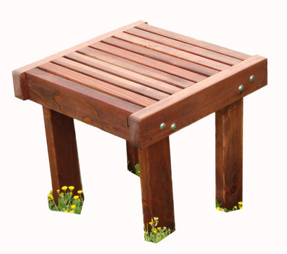 Redwood Side Table