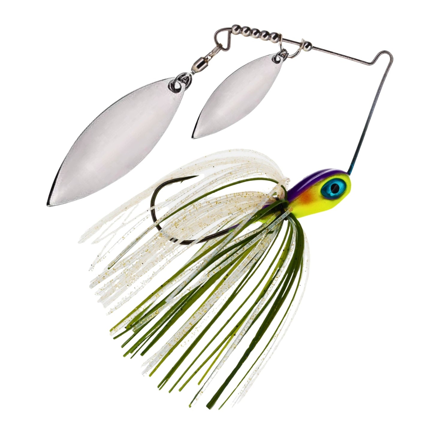 Reaction Tackle Lead Spinnerbaits – 3-Pack, Double Willow Blade