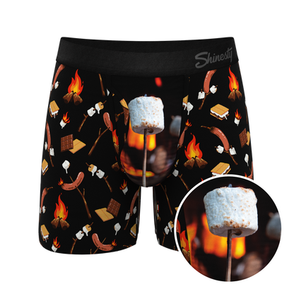 The S'more The Merrier | Campfire Ball Hammock® Pouch Underwear With Fly